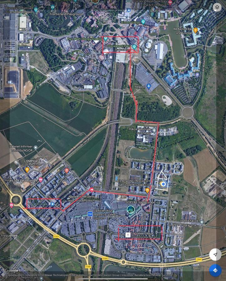 Lifestyle Disneyland Paris 8 Pax 塞里斯 外观 照片